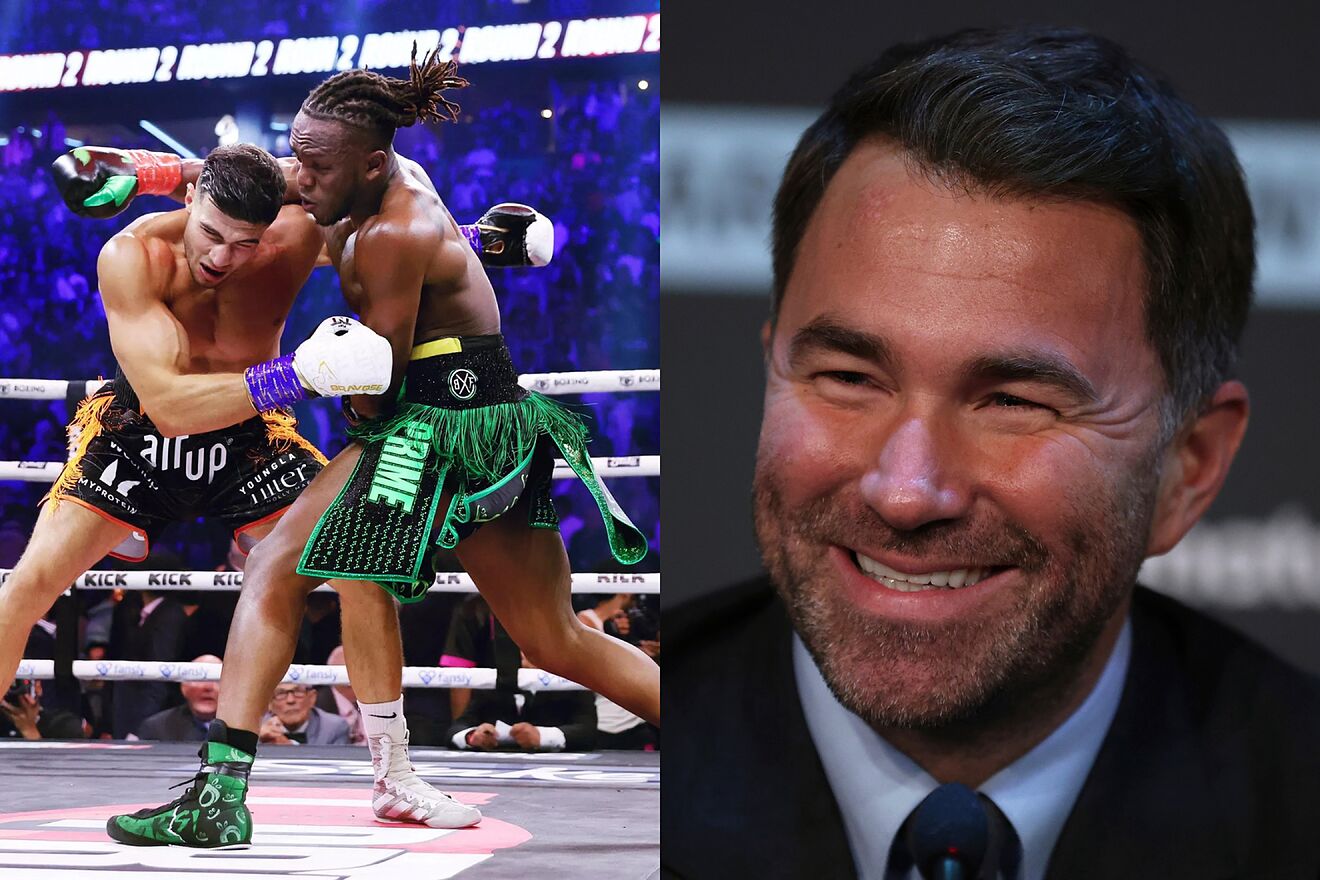 Eddie Hearn wasn't a fan of KSI vs. Tommy Fury.