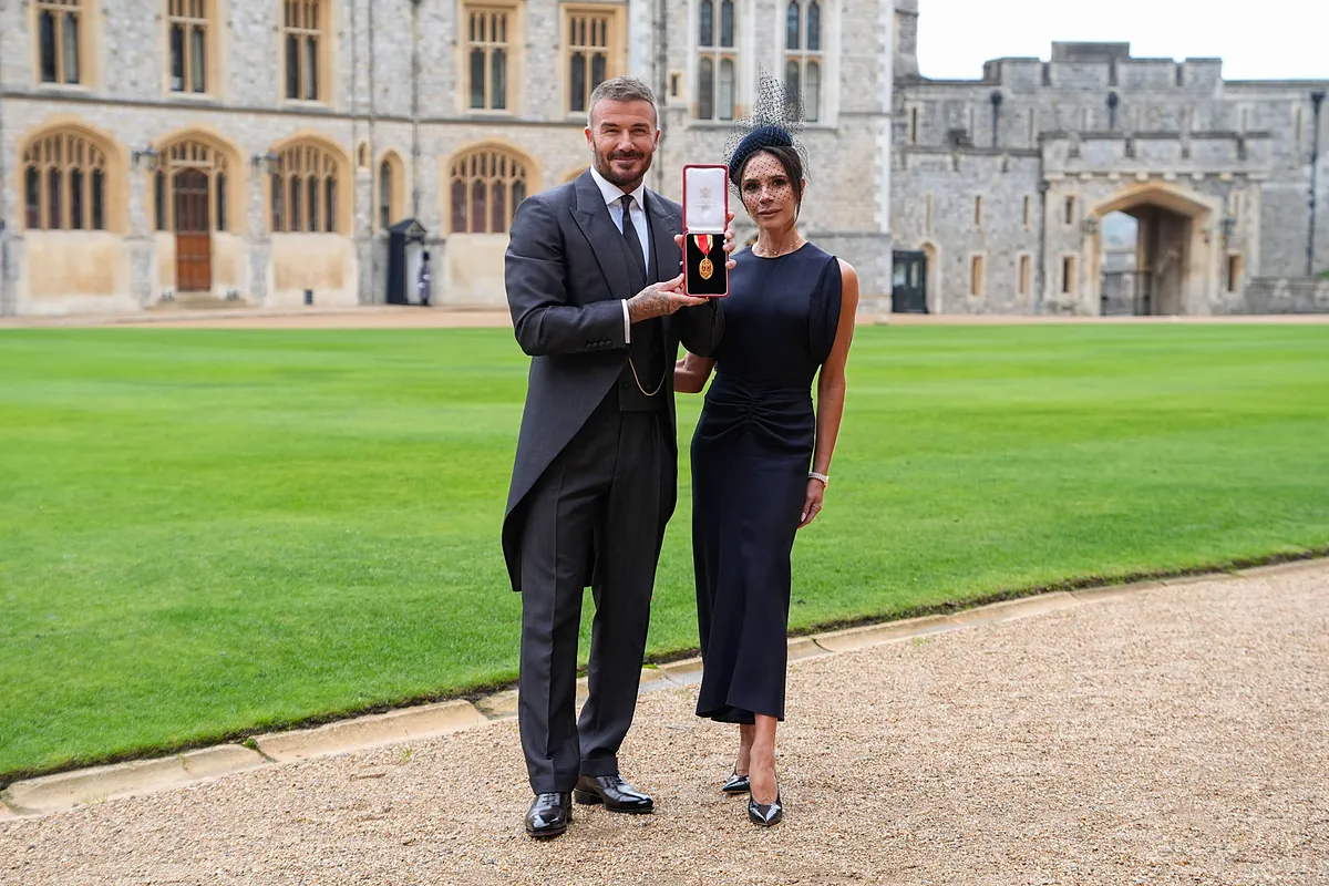 David Beckham reacts to emotional King Charles meeting