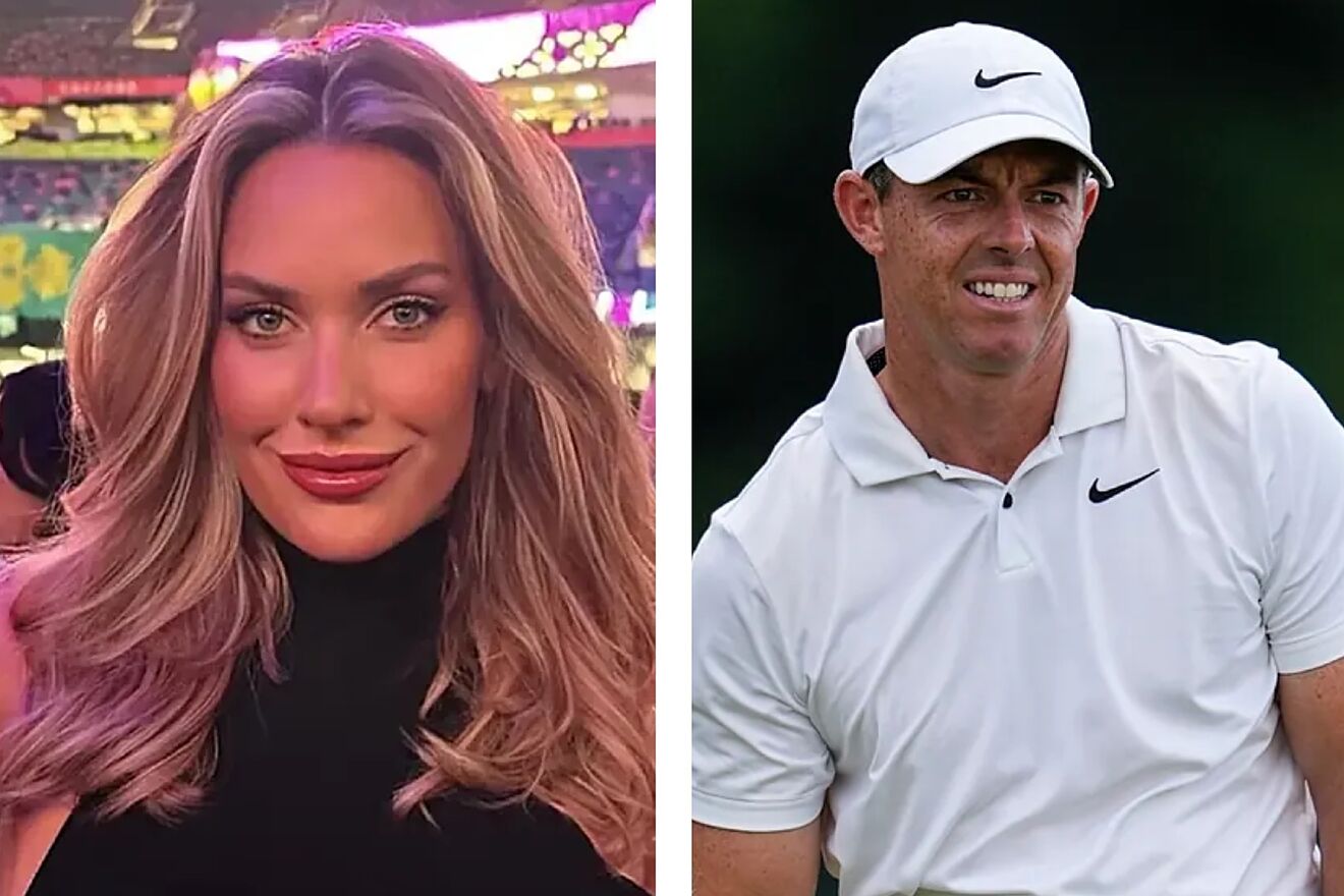 Paige Spiranac and Rory McIlroy