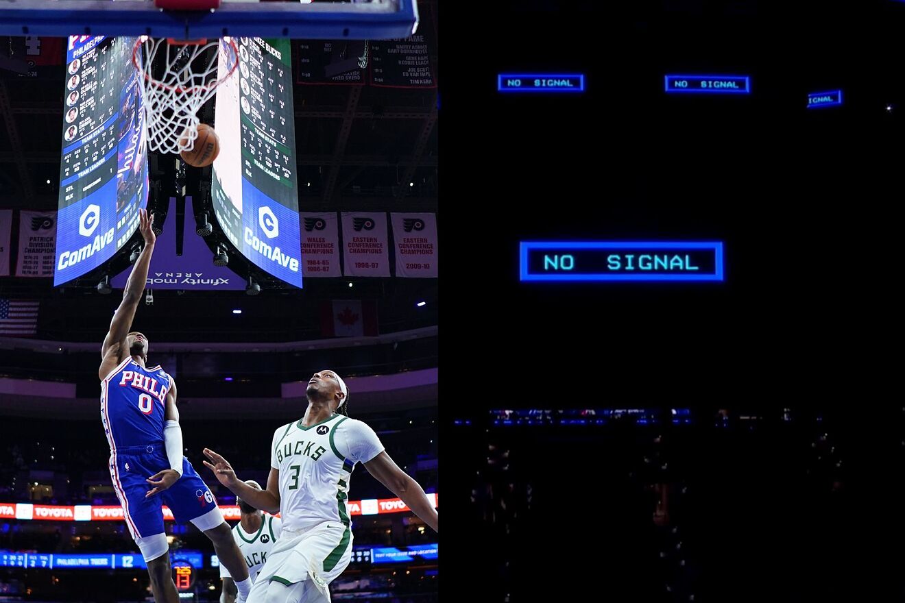 "No signal" message sparks boos and concern during the game