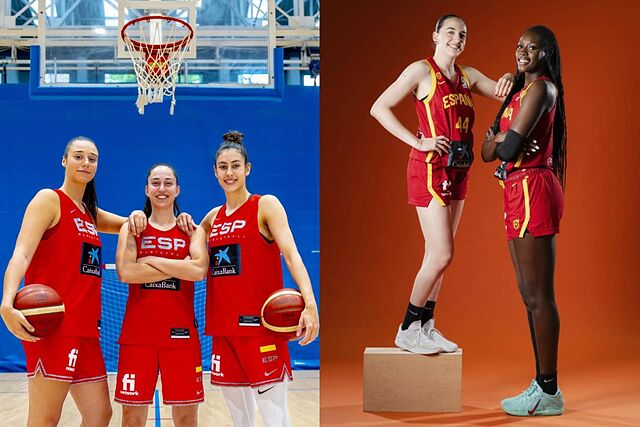 Raquel Carrera, Maite Cazorla, Mar�a Conde, Iyana Mart�n y Awa Fam.