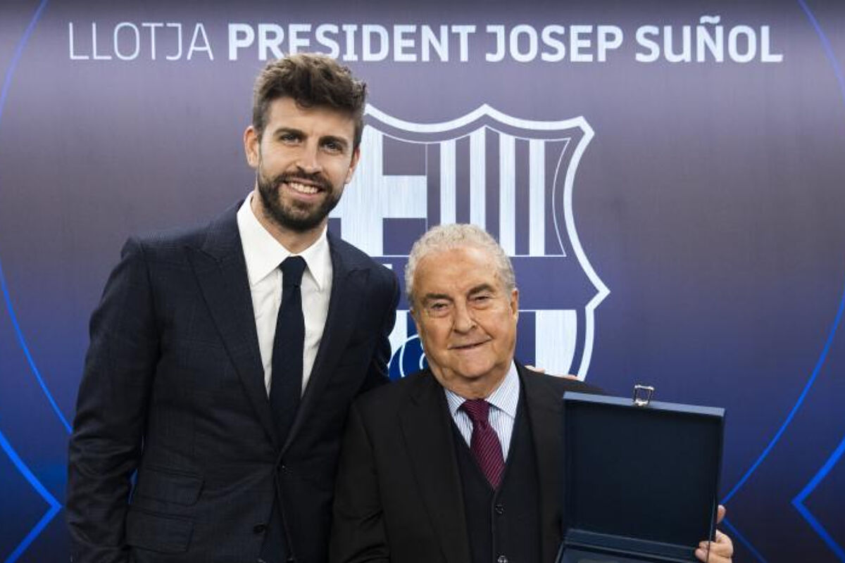 FC Barcelona: Amador Bernabéu, abuelo de Piqué: "¿Qué ha podido hacer mejor  Laporta? En ese terreno no voy a entrar" | Marca
