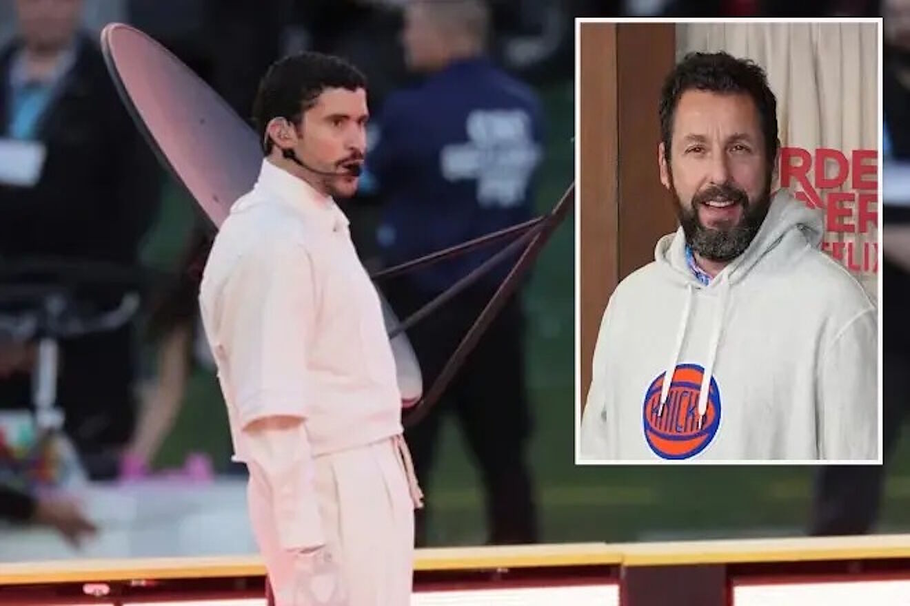 Adam Sandler surrenders to Bad Bunny after his Super Bowl 2026 show:...