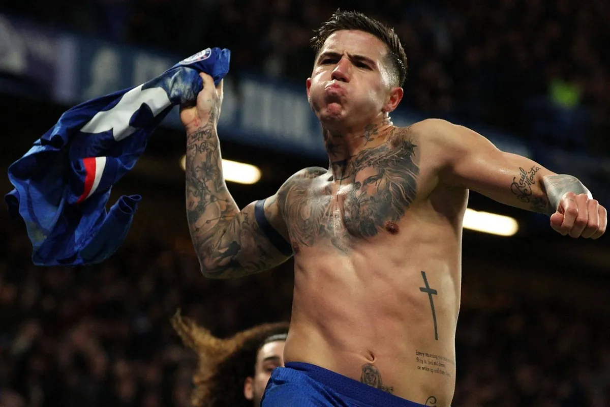 Enzo Fernandez was ready to get naked after scoring the winning goal for Chelsea