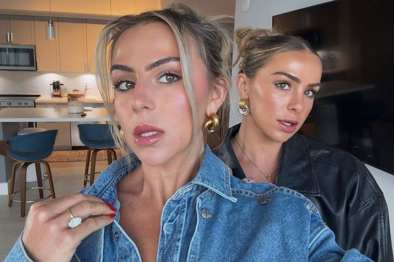 Hanna Cavinder jokes about who's the dumb twin after Haley mistakes...