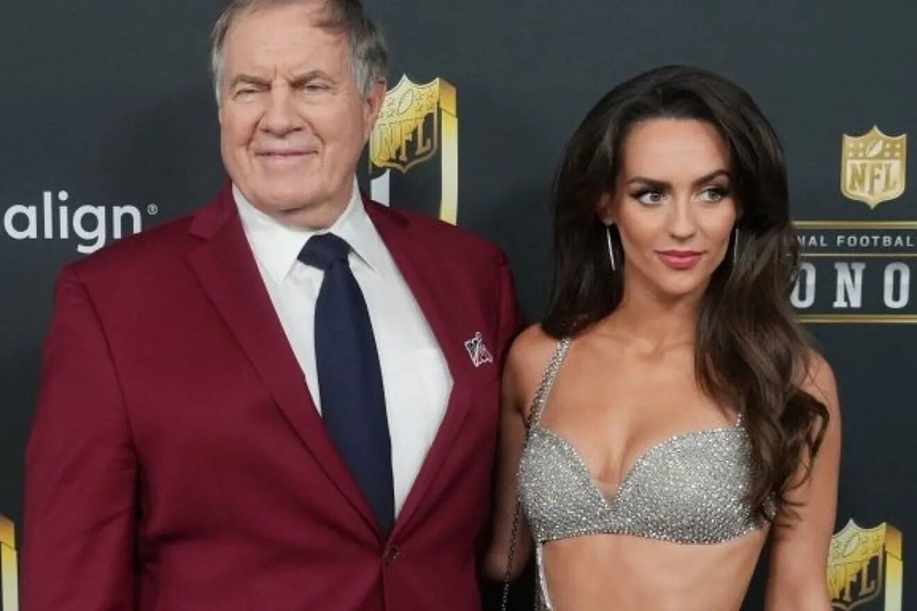 Bill Belichick and Jordon Hudson