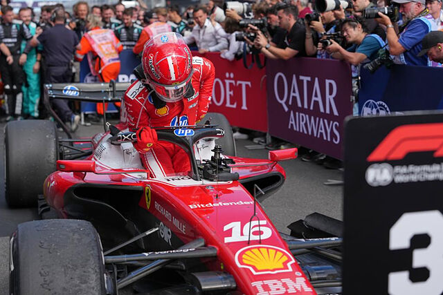 Leclerc, al terminar.