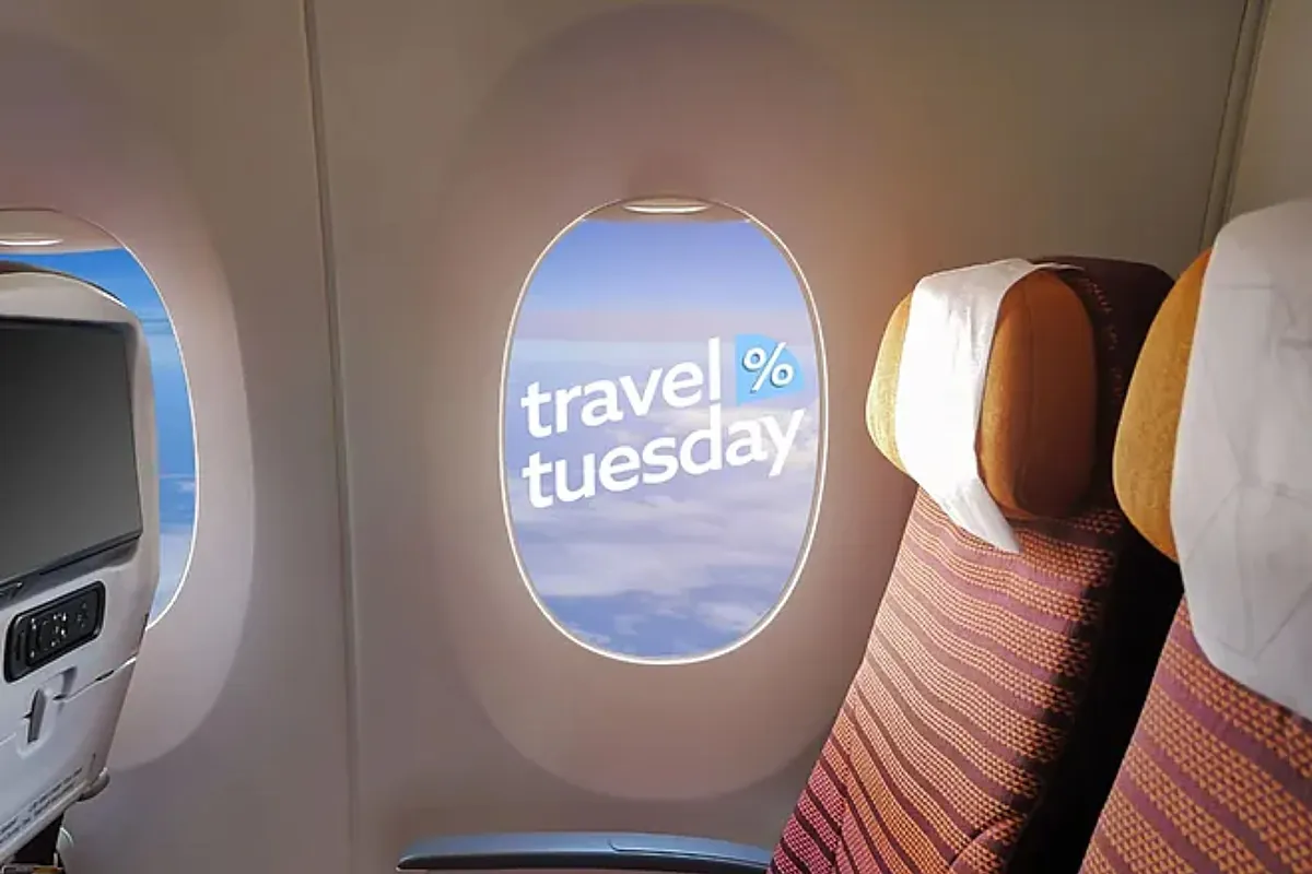 Delta, United Airlines, American Airlines, and other airlines offering discounts on Travel Tuesday 2025