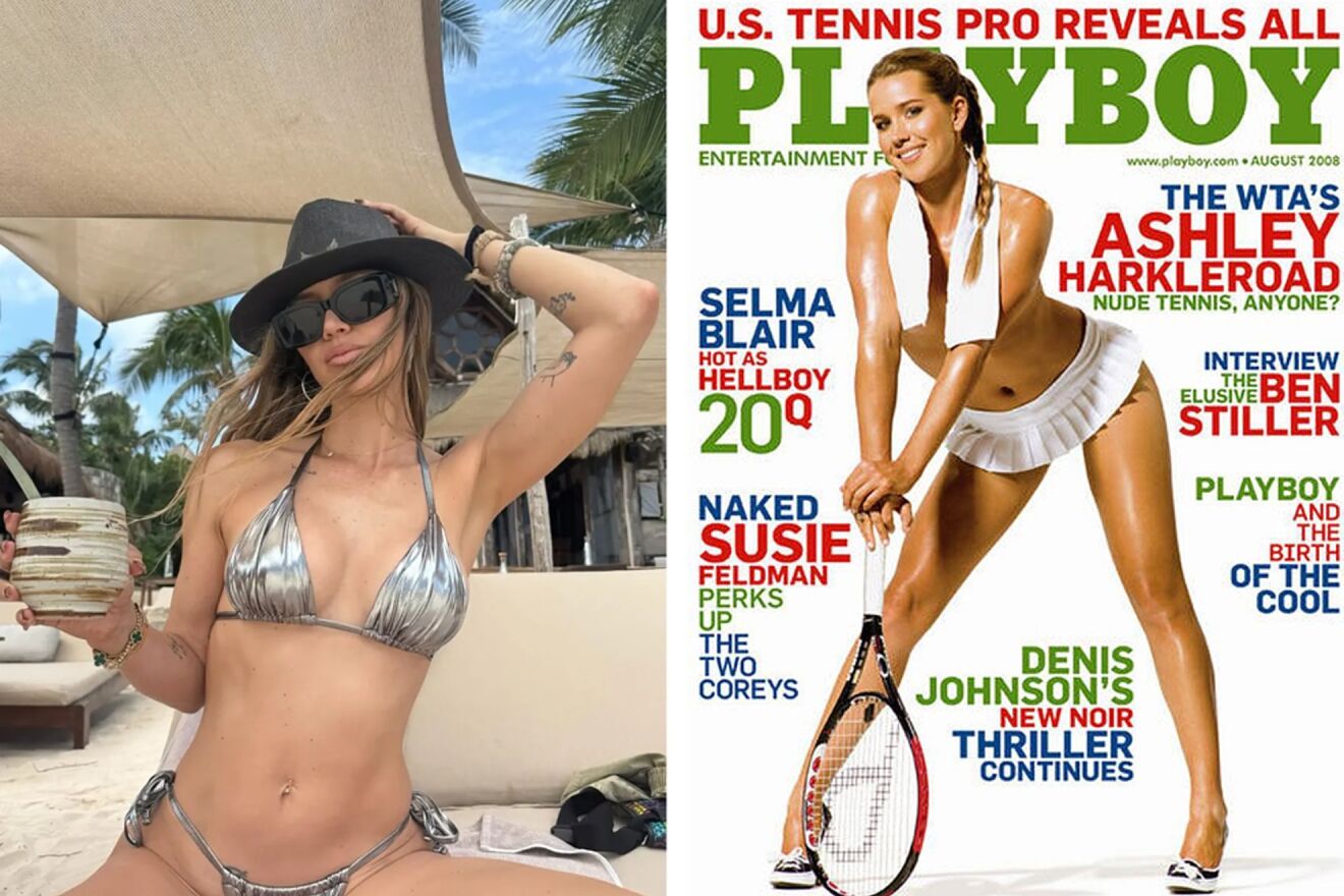 The first active professional tennis player to pose for Playboy divorces: "Freedom"