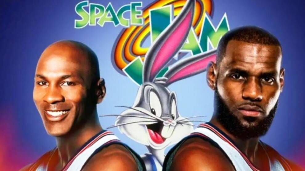 michael jordan and lebron james space jam