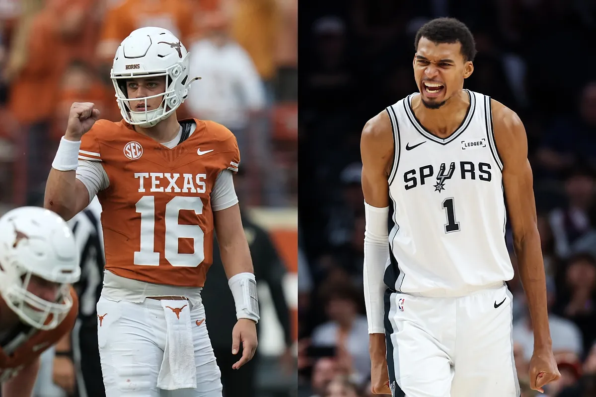 Fans left speechless after Arch Manning and Victor Wembanyama trade jerseys