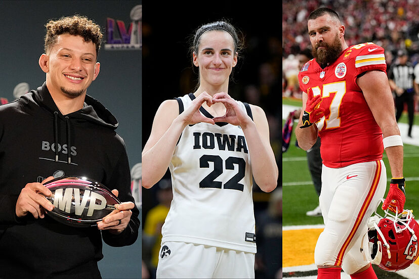 Caitlin Clark declares herself a passionate fan of Patrick Mahomes and  Travis Kelce | Marca