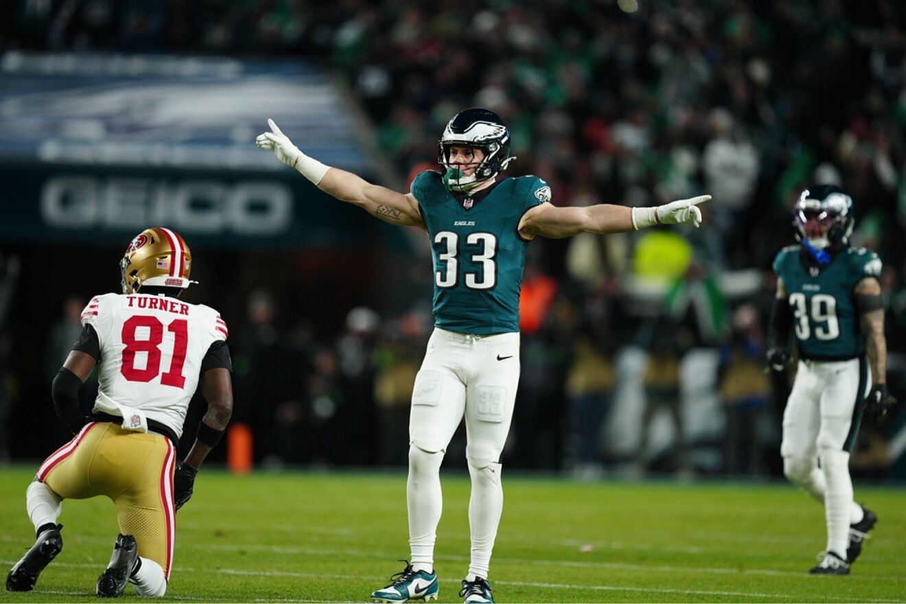 Philadelphia Eagles cornerback Cooper DeJean