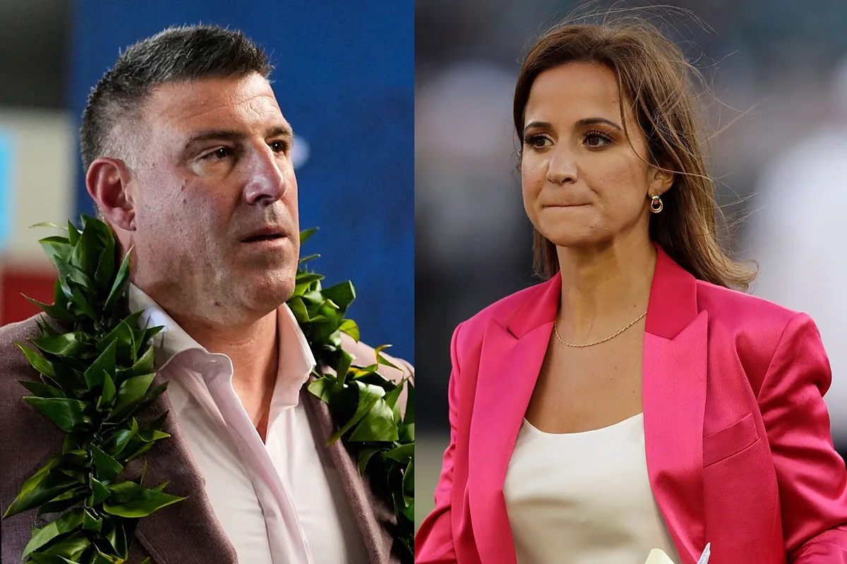 Mike Vrabel and Dianna Russini seen in newly surfaced compromising photos from years ago