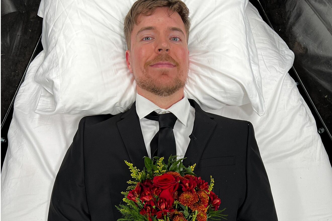 MR. Beast shattered his previous record of being buried alive for 50...