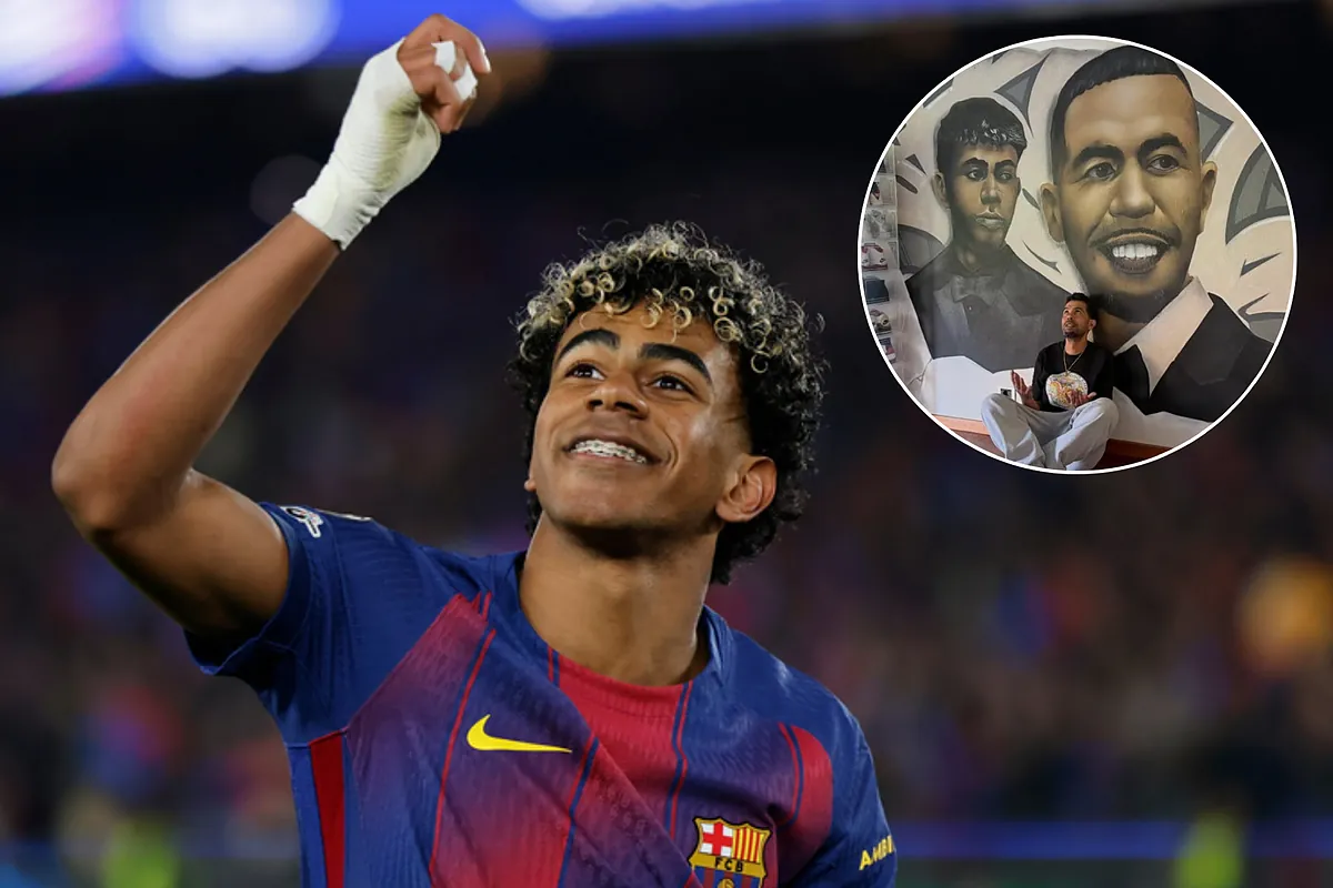 Lamine Yamal's father prays after his son's injury