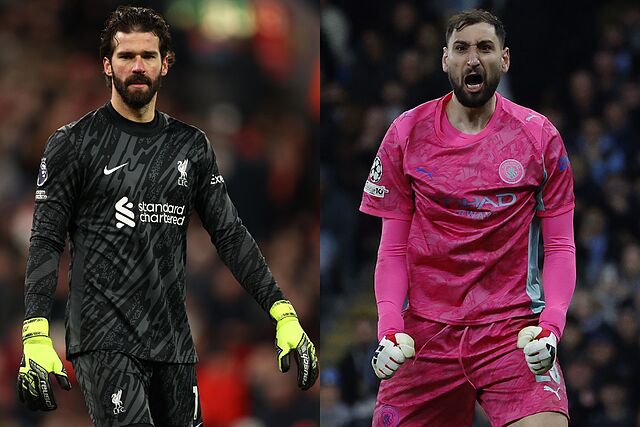 Alisson y Donnarumma