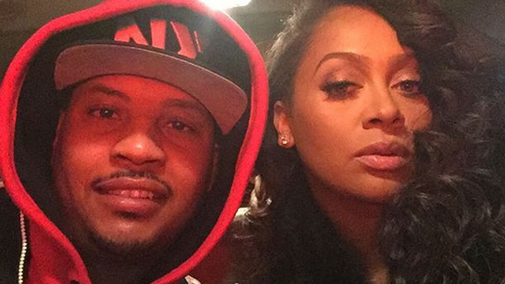 La cantante La La V�zquez, la mujer de Carmelo Anthony (Portland...