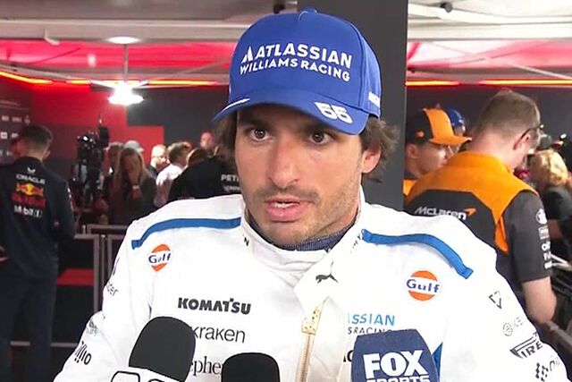 Sainz, tras el GP de Pa�ses Bajos.