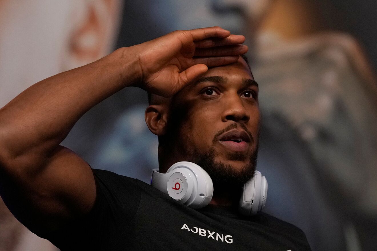 Anthony Joshua in 2021.