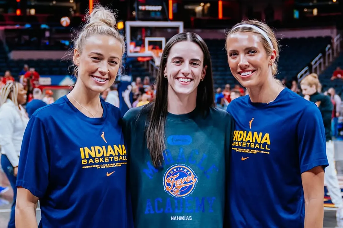 Back on the court, Caitlin Clark confessed that Sophie Cunningham and Lexie Hull "were both terrible"