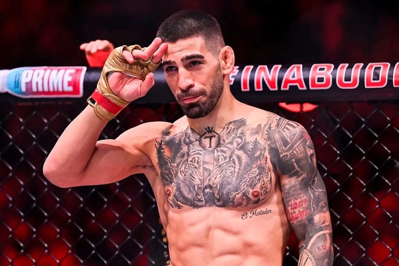 Ilia Topuria repeats his favorite message, now to Oliveira: "Don't forget to bring the pillow"