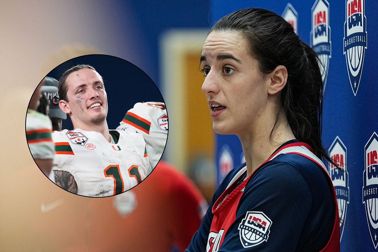 Caitlin Clark, indirectly, pushed Carson Beck to end up on the Miami...