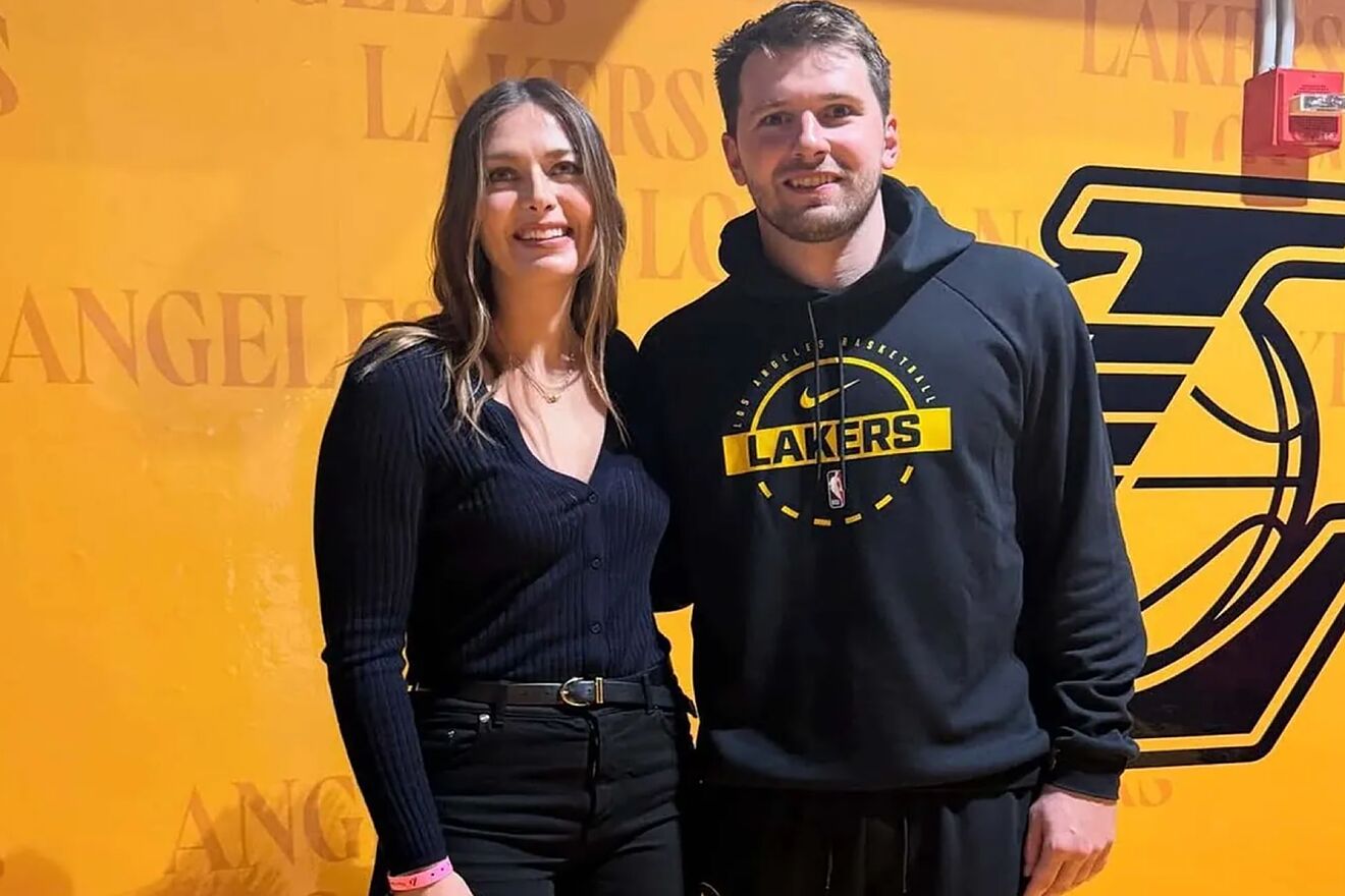 Maria Sharapova with Luka Doncic