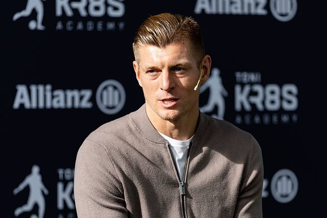 Kroos en una presentaci�n.