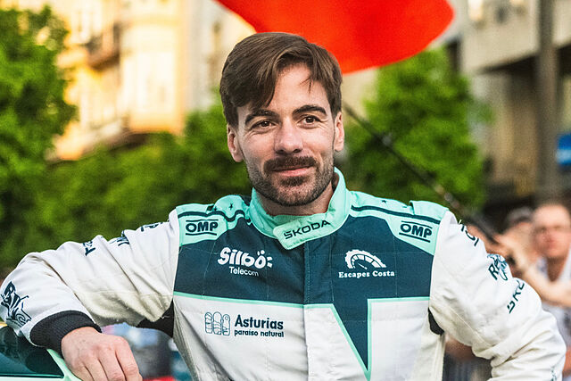Su�rez, durante el pasado Rally Sierra Morena
