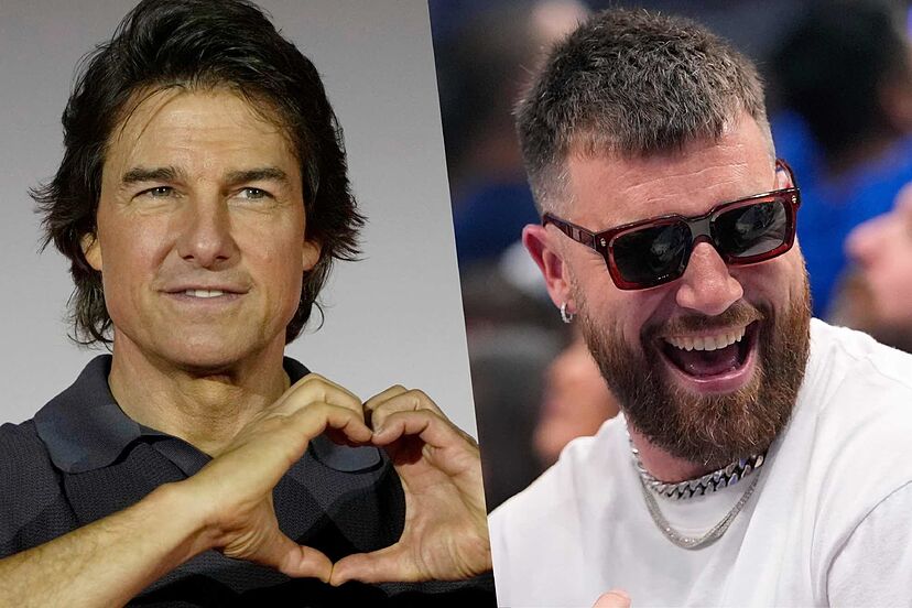 Travis Kelce and Tom Cruise bond over Taylor Swift while laughing like  little girls at concert | Marca