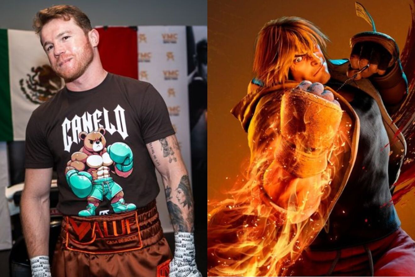 Canelo Alvarez perfectly recreated Ken Masters' look and ferocity.