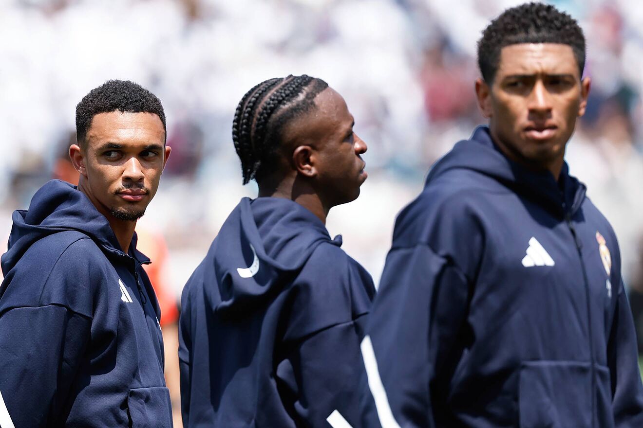 Trent, Vinicius and Bellingham /