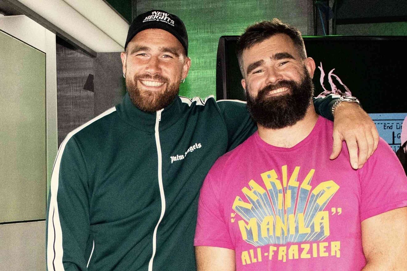 Travis Kelce and brother Jason gave a shoutout to the KC Swifties