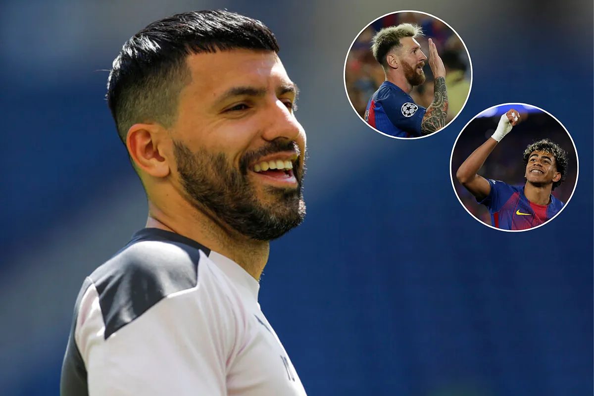 Kun Agüero praises Lamine Yamal and compares him to Messi and Mbappé