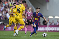 Gavi, durante el encuentro contra el Espanyol