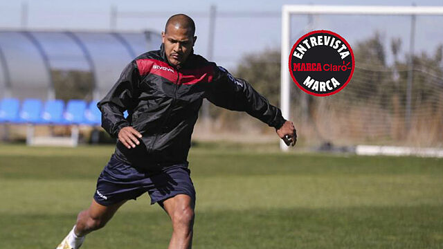 Salom�n Rond�n, en un entrenamiento con Venezuela en Madrid.