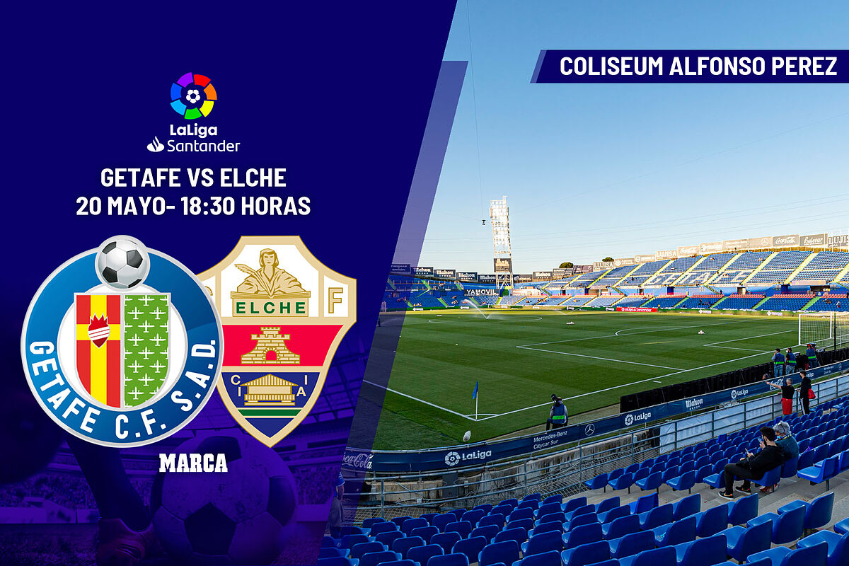 LaLiga Santander: Getafe - Elche: horario y dónde ver en TV hoy el ...