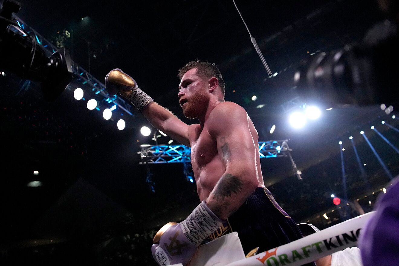 Saul 'Canelo' Alvarez after defeating Jermell Charlo