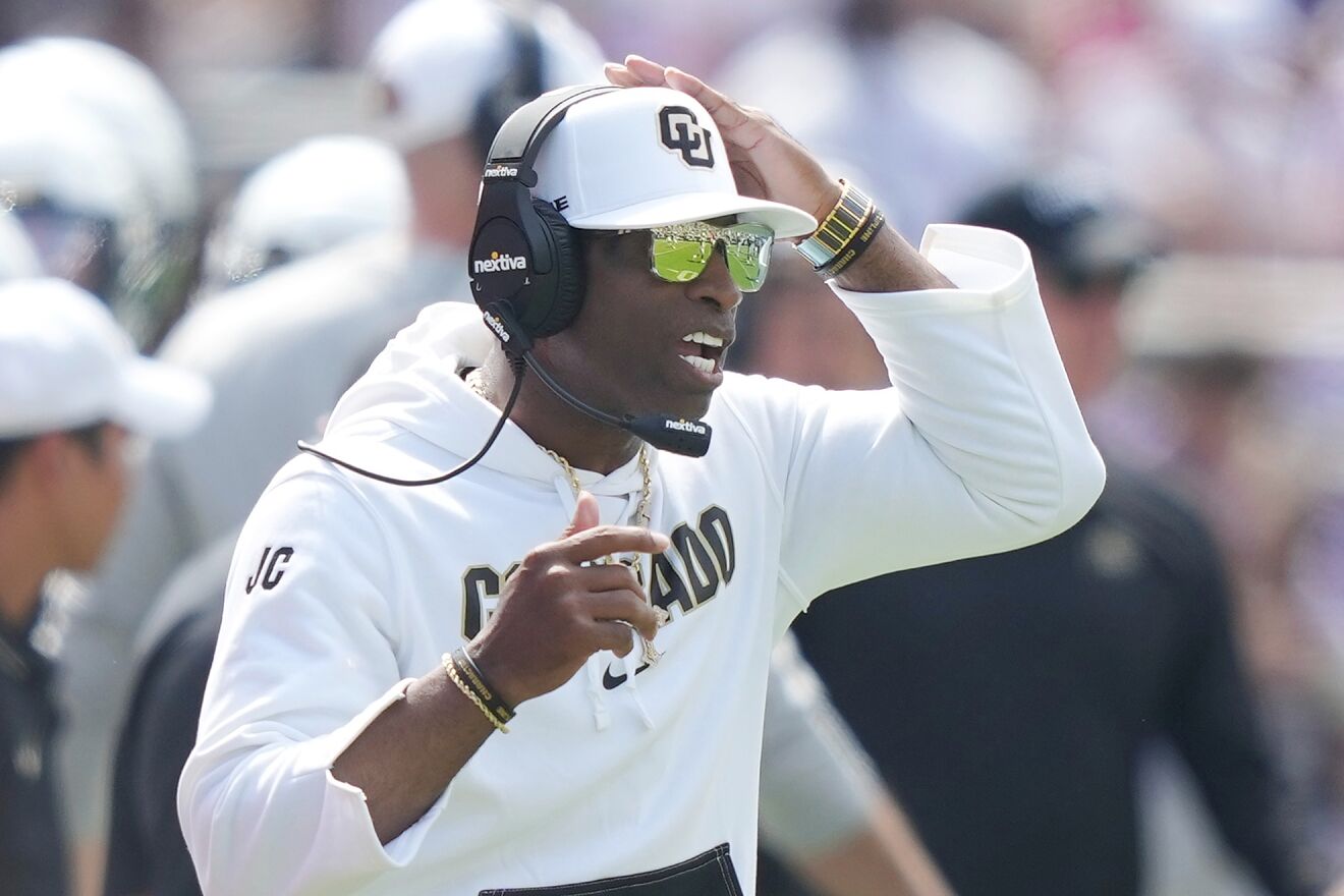 Colorado Buffaloes head coach, NFL legend Deion Sanders.