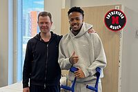 Lasse Lempainen y Militao tras la operaci�n.