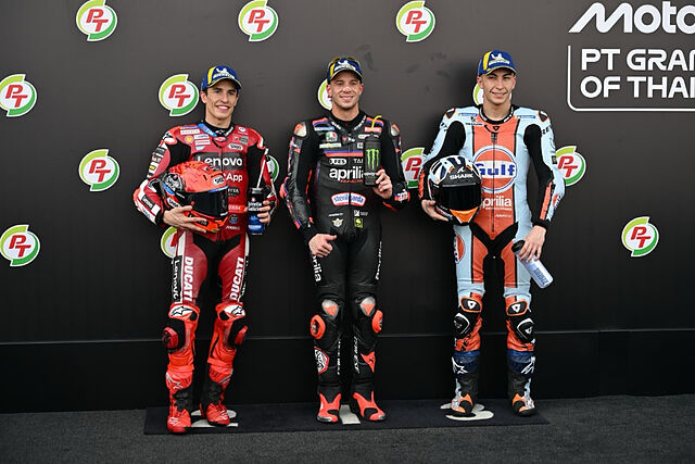M�rquez, al lado de Bezzecchi tras la primera qualy del 2026.