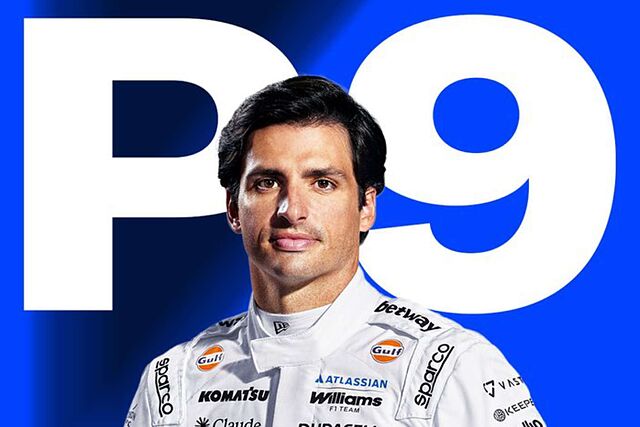 Carlos Sainz, noveno y primeros puntos en 2026.