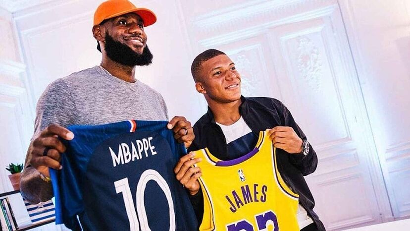 lebron james mbappe