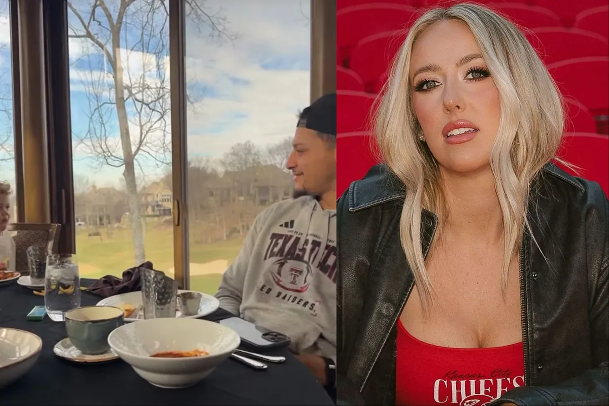 Brittany Mahomes shows off a family lunch with Patrick Mahomes and their children