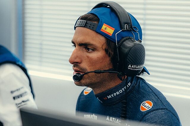 Carlos Sainz en la previa del GP de los Pa�ses Bajos.