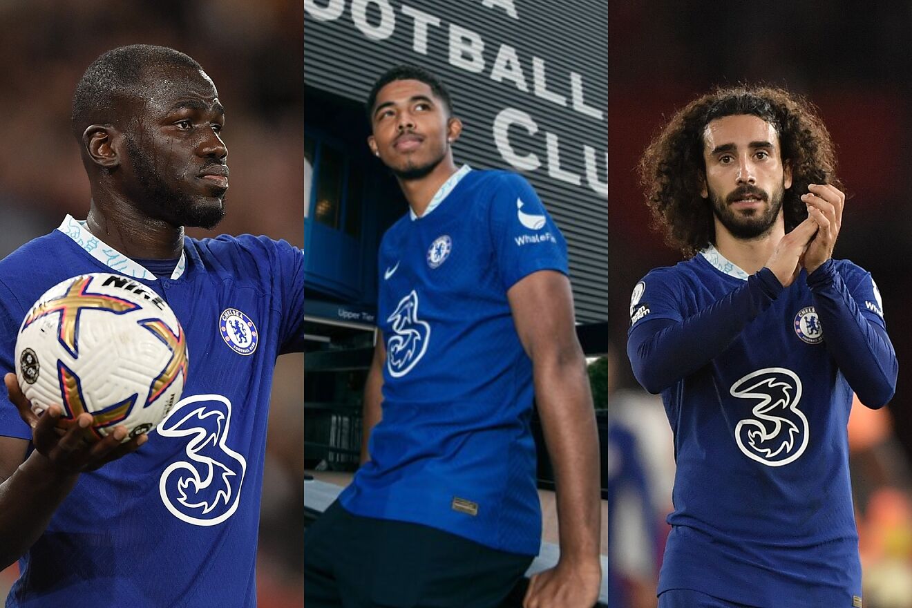 Koulibaly, Fofana y Cucurella. EFE y Chelsea FC