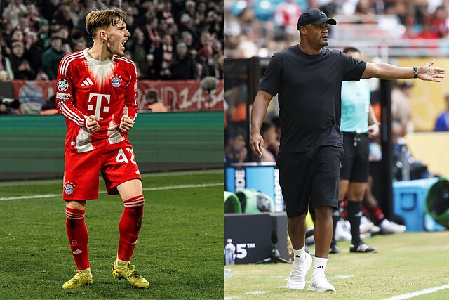 Lennart Karl y Vincent Kompany