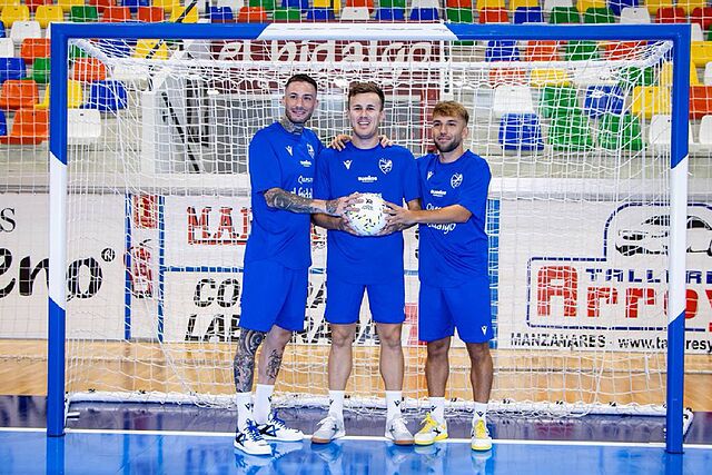 Anto�ito, Daniel Gabriel y �lvaro L�pez, los capitanes de Quesos El Hidalgo Manzanares