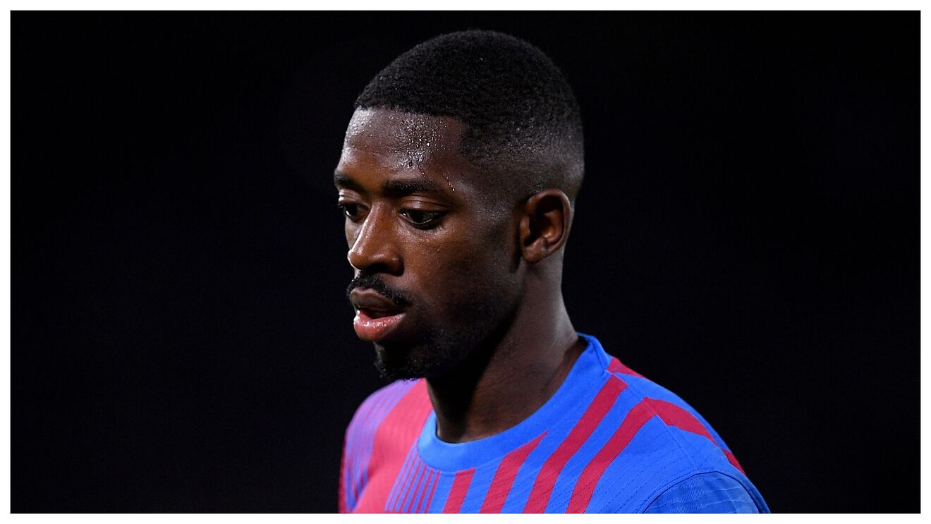 Ousmane Demb�l�, en el partido de este mi�rcoles en Australia.